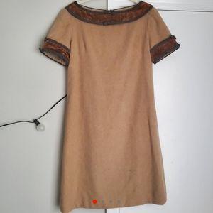 Vintage Camel Color Dress